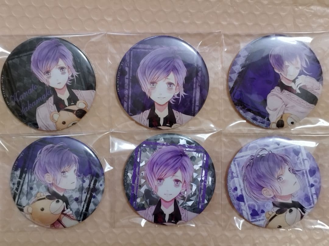 DIABOLIK LOVERS カナト オンリーワン ビッグ缶バッジ 逆巻カナト