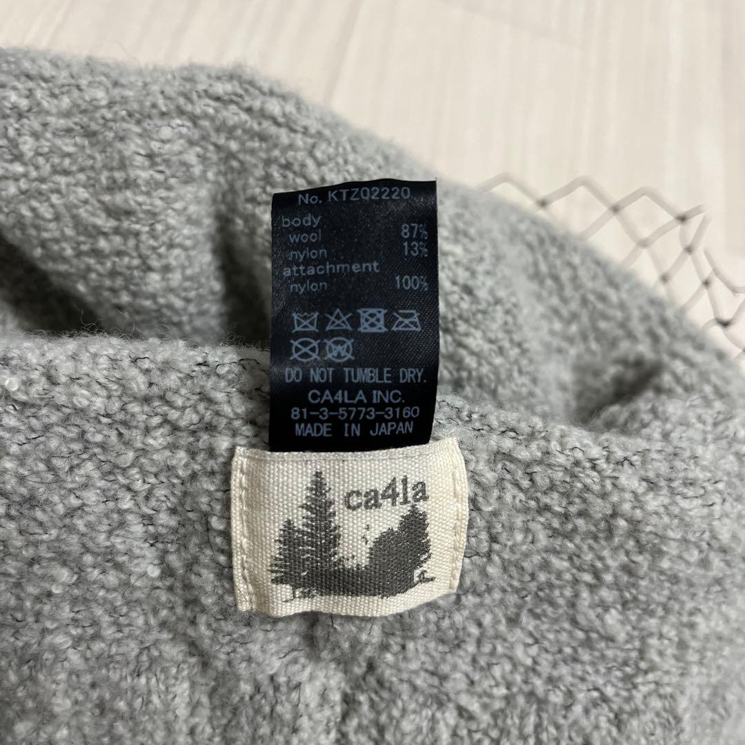 Ca4la ネコ耳　ニット帽　ラインストーン