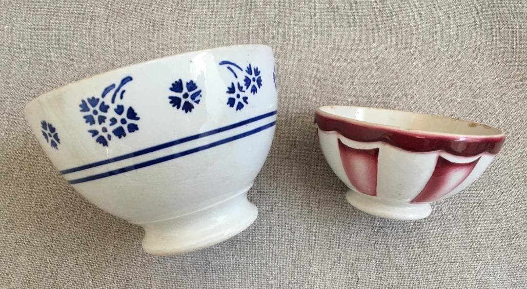 SARREGUEMINES / サルグミンヌとリュネヴィルのボウル２個セット