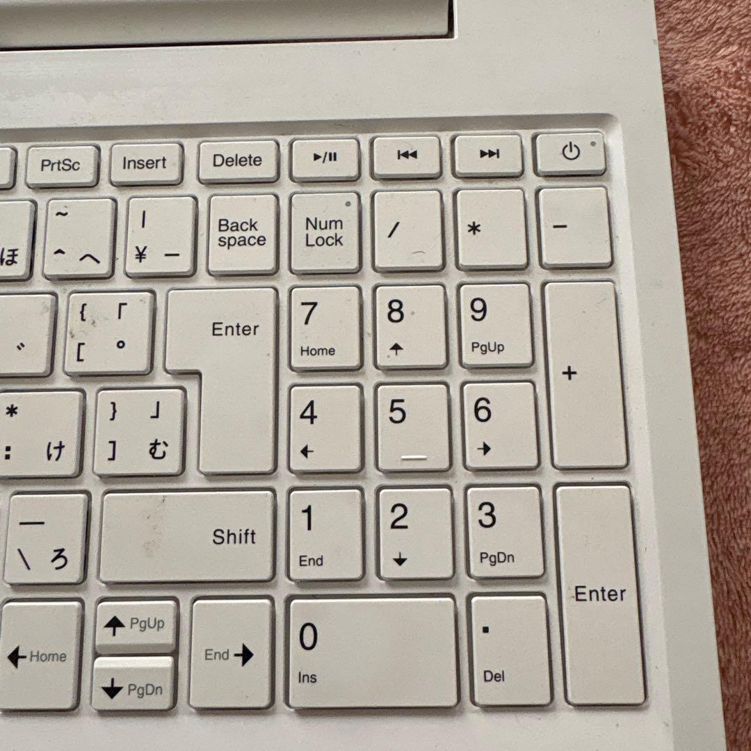 NECノートパソコン白