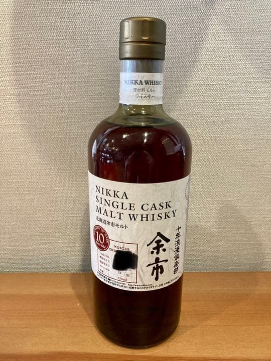 ニッカ シングルカスクモルトウイスキー余市10年 700ml