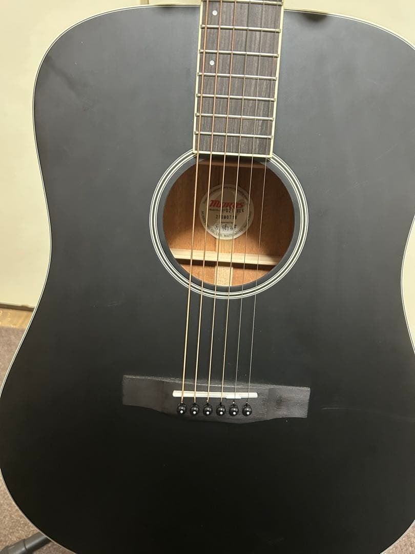 Morris M-021 BLK アコースティックギター