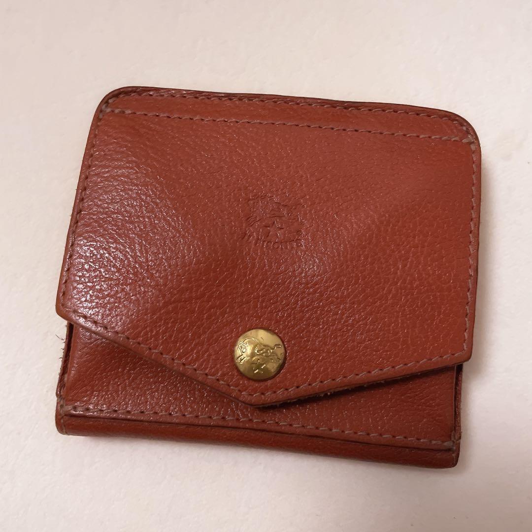 C*a様 イルビゾンテ ブラウンレザー二つ折り財布