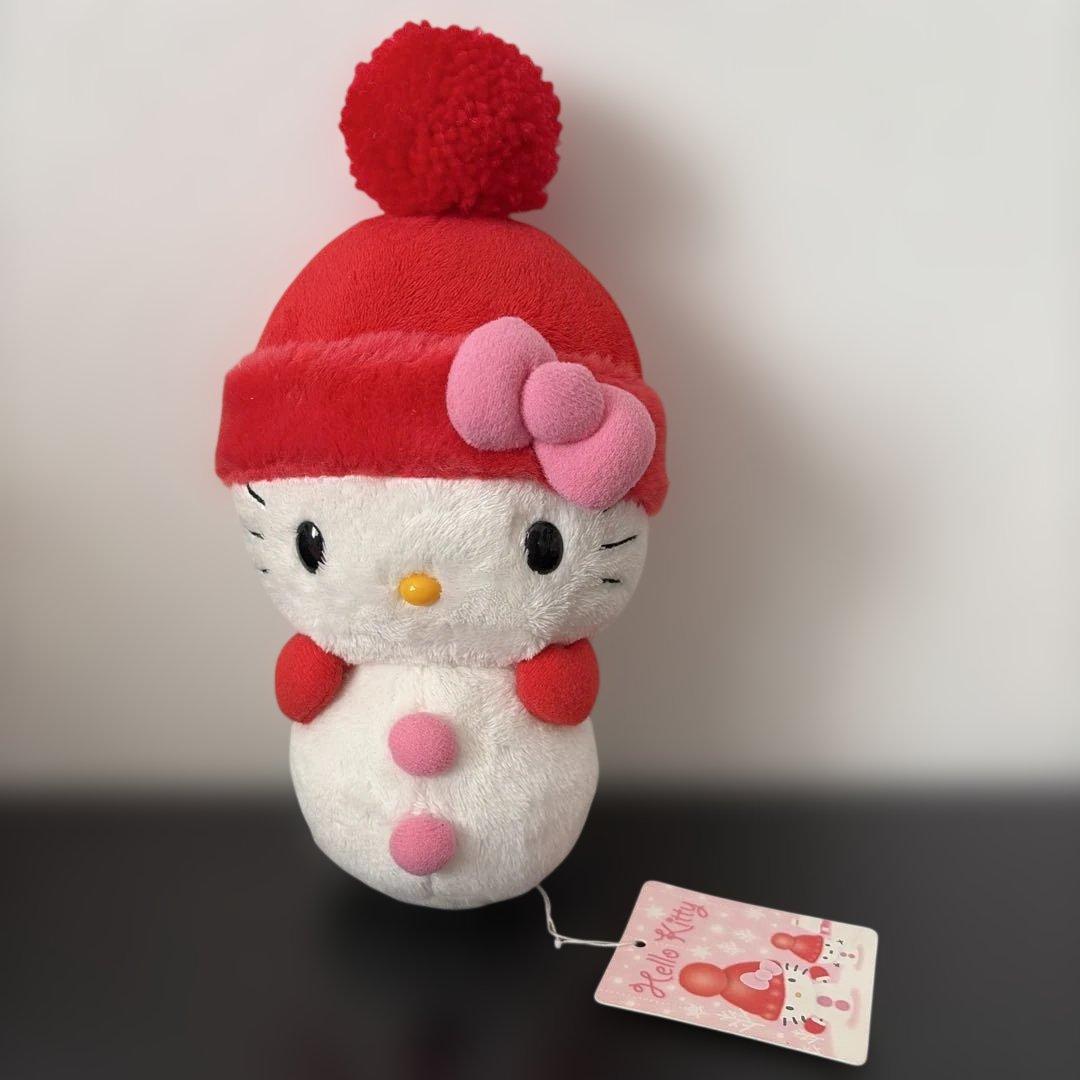 雪だるま　キティ　ぬいぐるみ　レア　希少