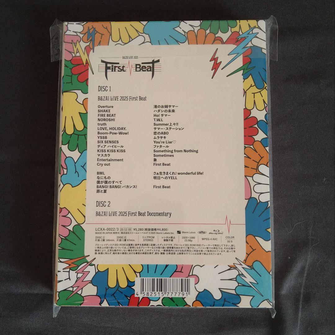 ミュージック B&ZAI LIVE 2025 First Beat Blu-ray