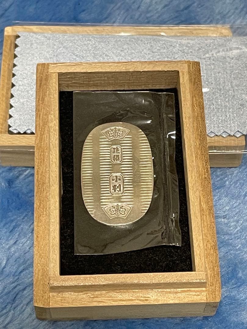 徳力純銀小判5グラム桐箱付き