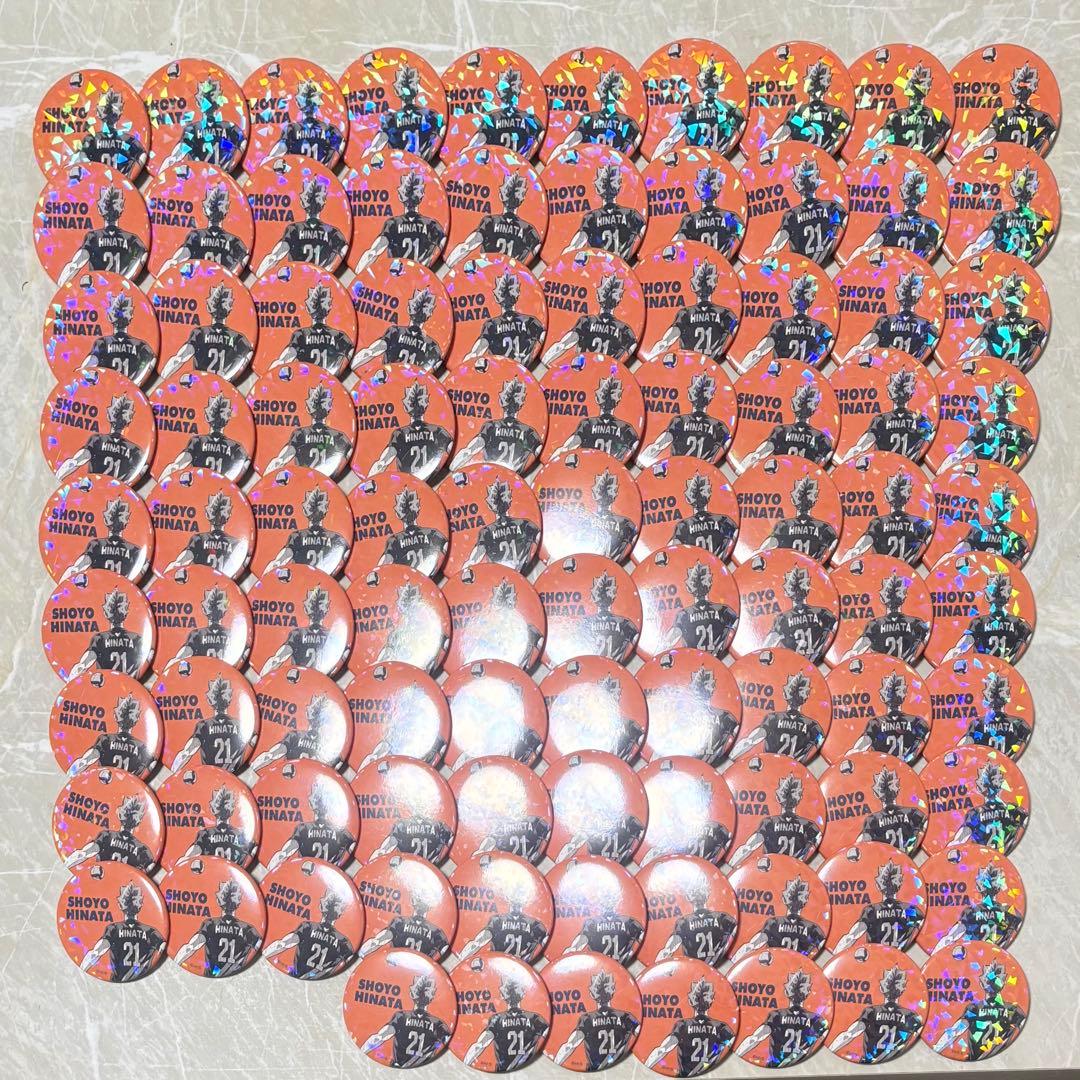 ハイキュー オールスター ホログラム 缶バッジ 日向 日向翔陽