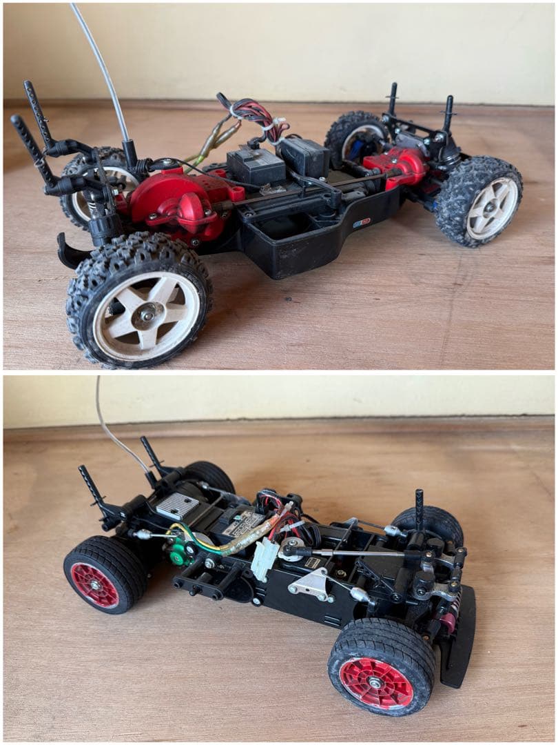 【O-1964】タミヤ シャーシ 2台セット ラジコン ジャンク