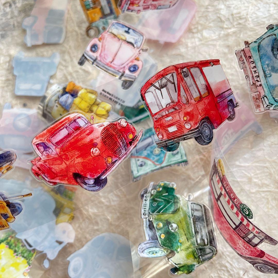 新品　DINGDING　A52車車　PET霧面型抜きタイプマスキングテープ　5m