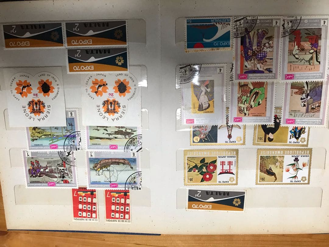 大阪万博1970年記念切手 88枚