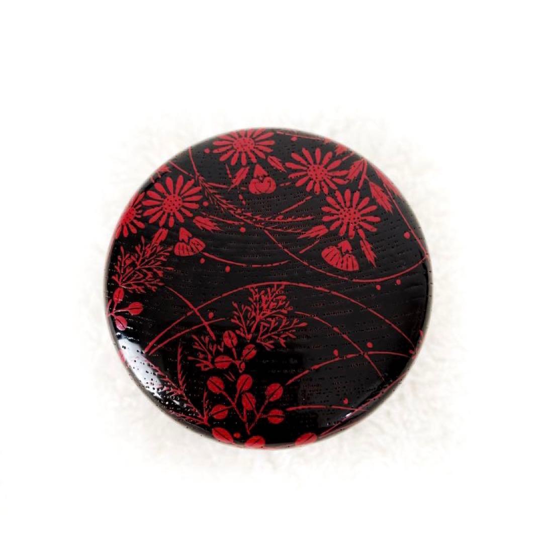 【茶道具】白粉解香合 秋野絵 中村宗悦 香合