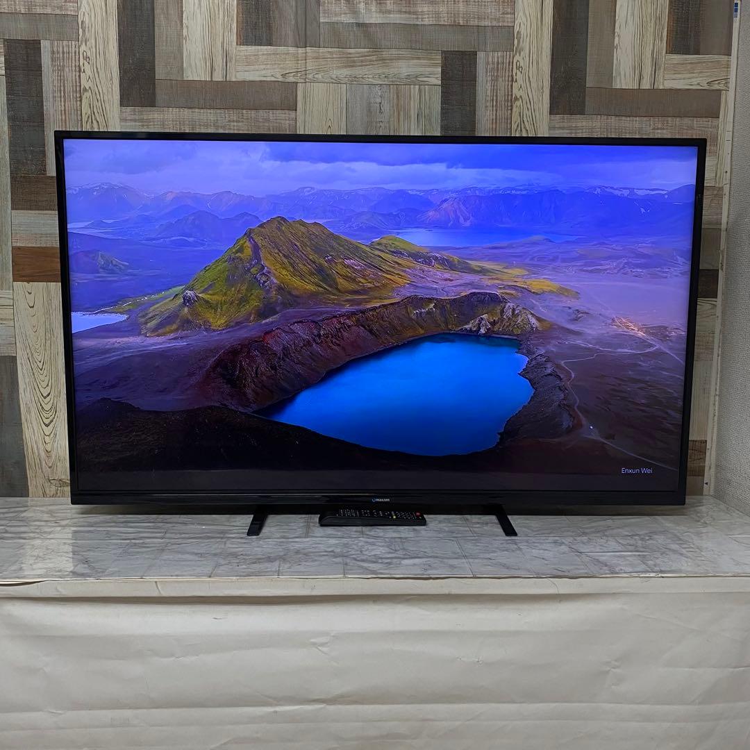 即日受渡❣️全国送料込マクスゼン55型4K液晶テレビWチューナーゲームモード搭載