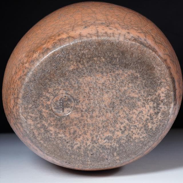 大樋年雄　大樋白釉水指　共箱　茶道具　大樋長左衛門　金沢