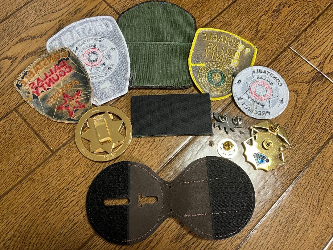 ダラス郡　ポリスバッジ　セット