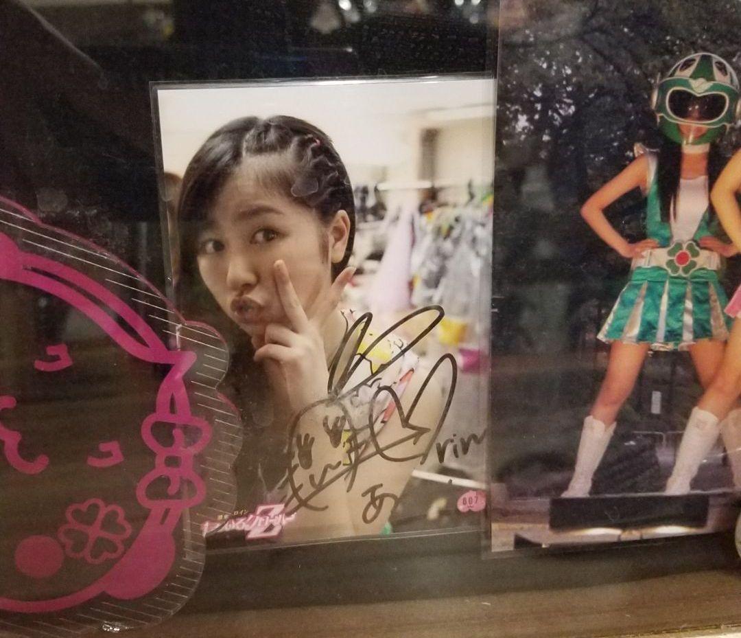 ももいろクローバーZ　ハッピ　サイン色紙