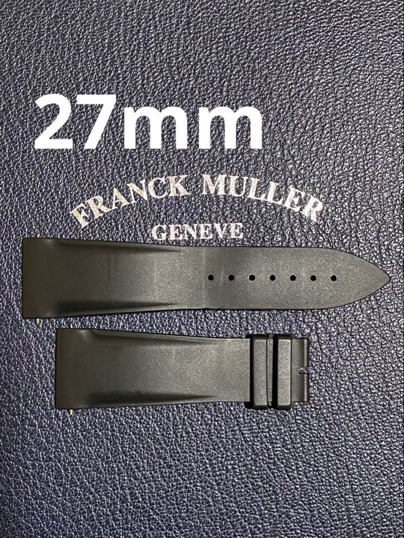 27mm フランクミュラー 純正 ラバー ストラップ ベルト コルテス