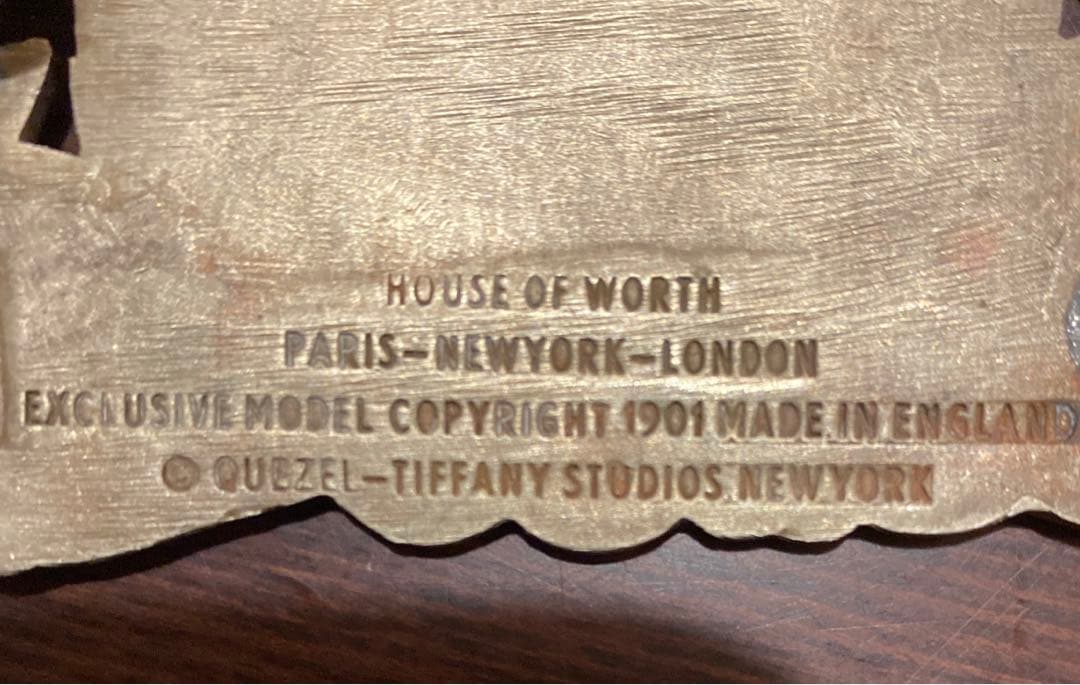 コミック・アニメ 1901' OldTiffany \"LILLIE LANGTRY\"buckle