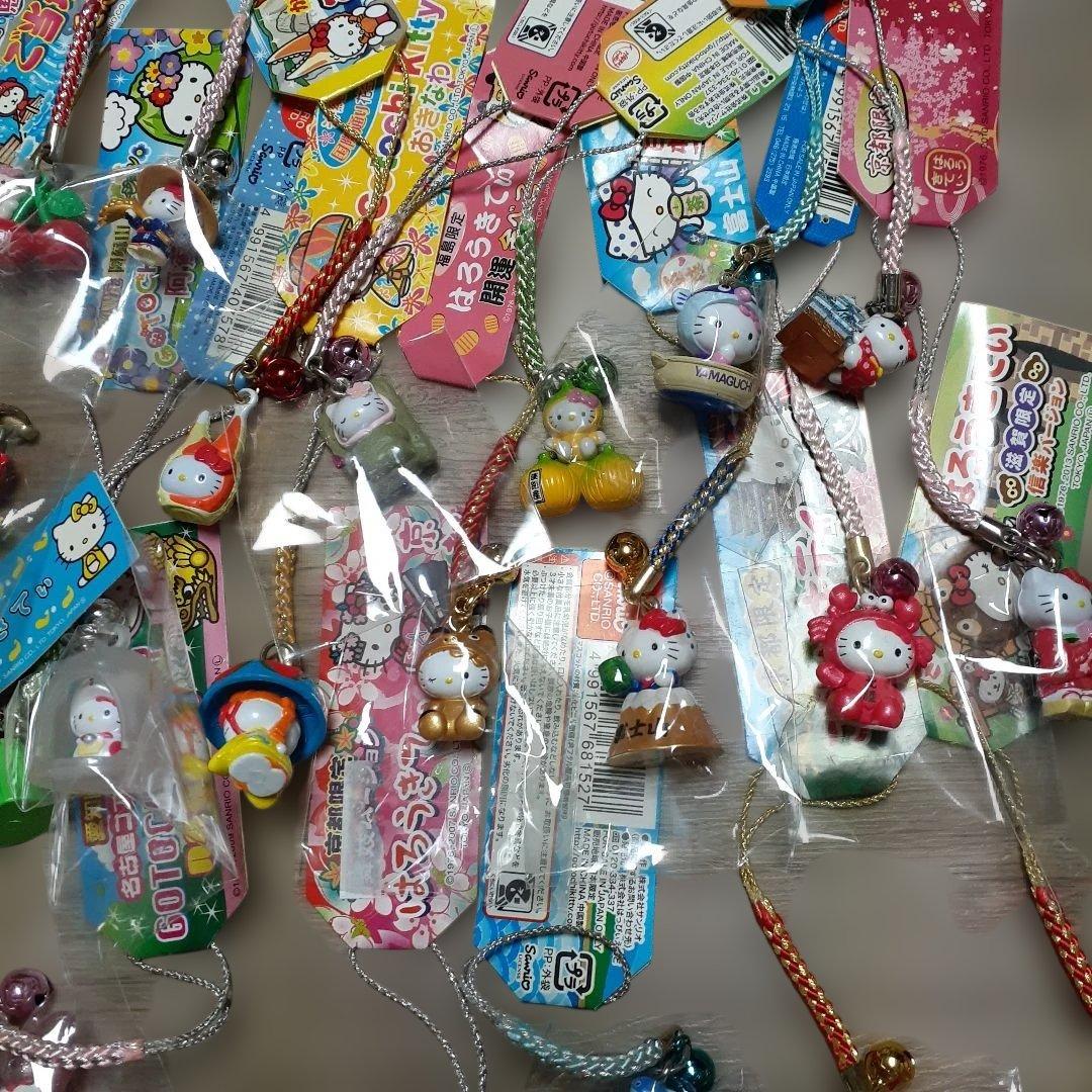 ご当地キティ 根付け　ファスナーマスコット他　60個　まとめ売り