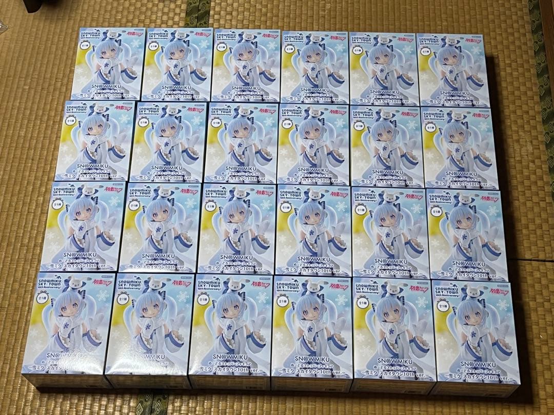 ぬーどるストッパー フィギュア 初音ミク 雪ミク スカイタウン 24個セット