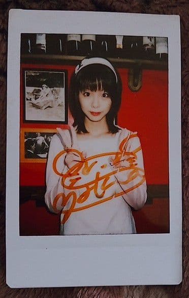 水谷さくら　サイン　チェキ　その8　非売品　特典　レア　希少品　レースクイーン