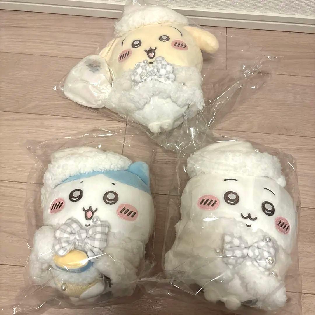 プレゼントフォーユーなぬいぐるみ　3つセット　ちいかわ
