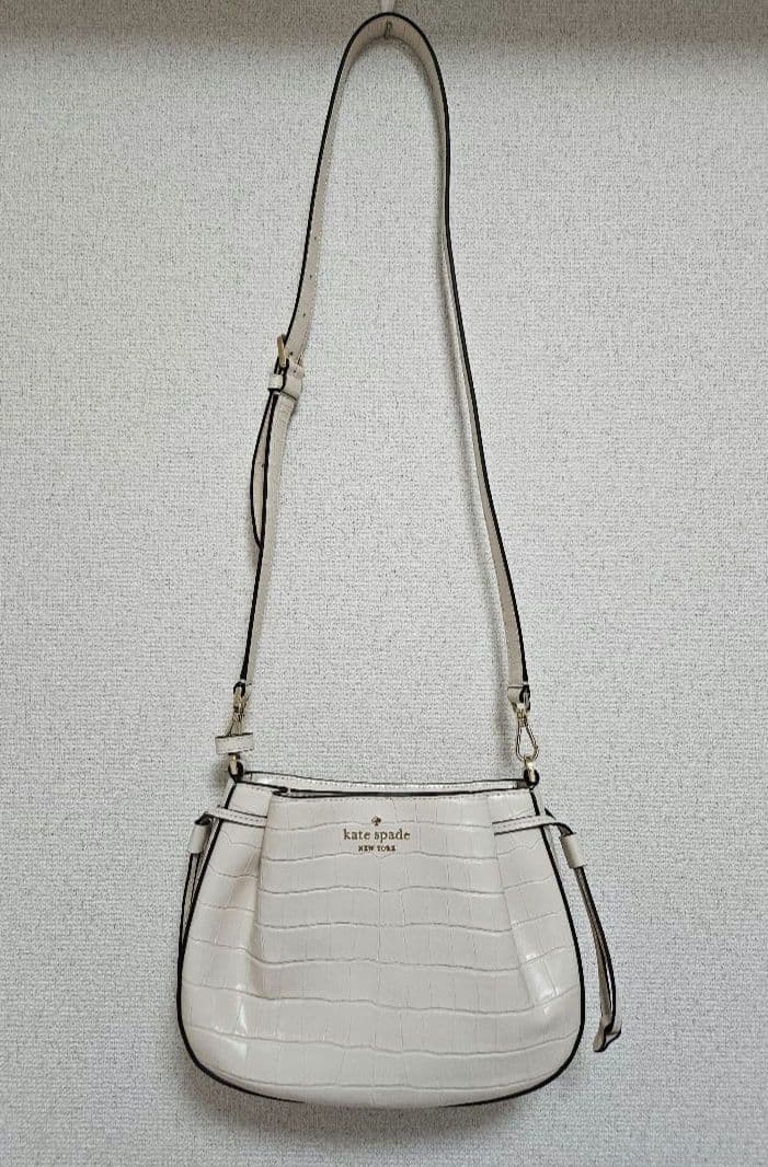 kate spade 　ダンプリング クロコ エンボス クロスボディ　ショルダー
