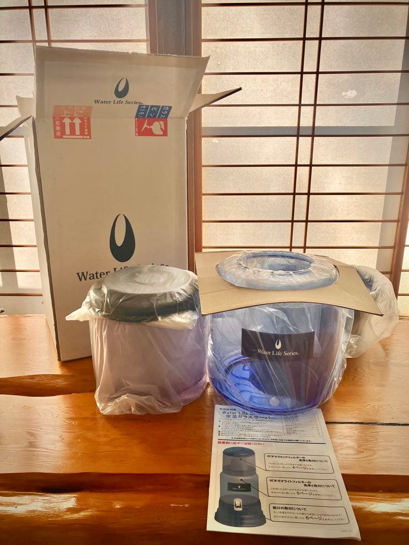 【希少】ポタポタクラブ エコウォーター 常温ガラスサーバー新品