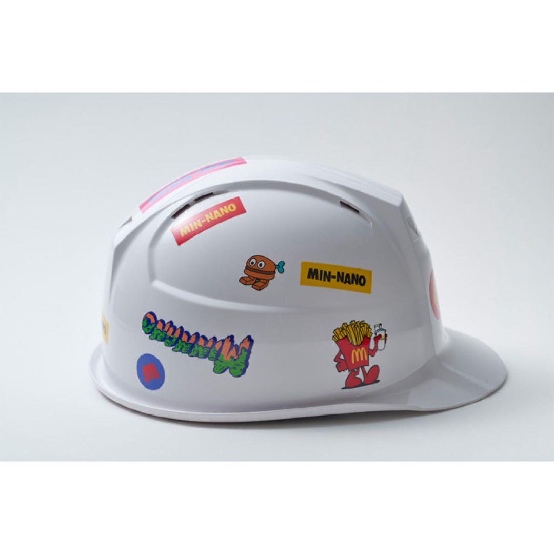 MIN-NANO KAGA HELMET ミンナノ 防災ヘルメット LOGO