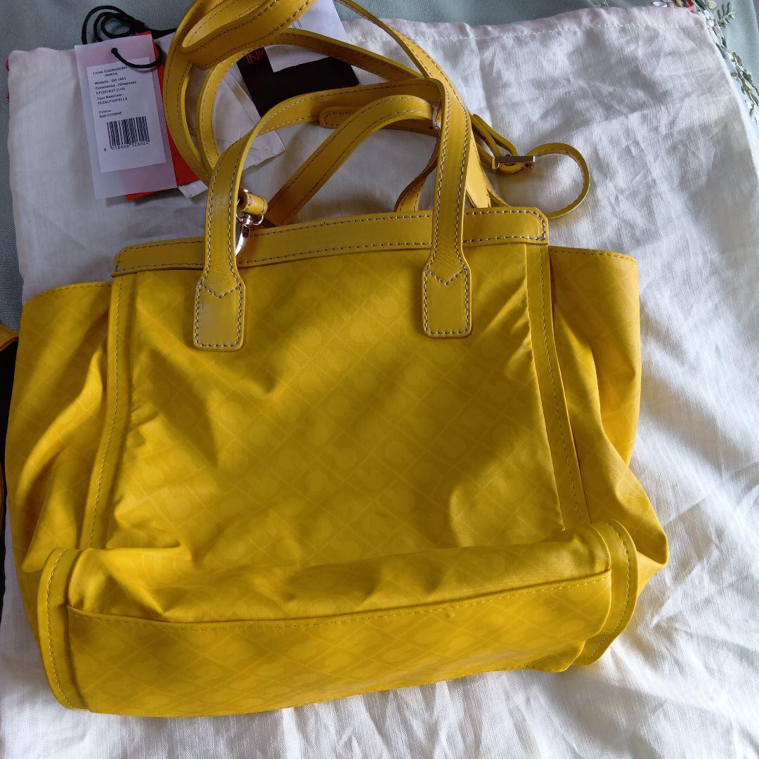 ゲラルディーニ　イエロー　ショルダーバッグ、エコバッグ、財布　3点セット