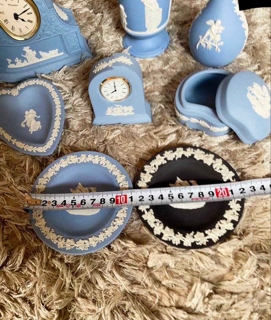 ウェッジウッド　ジャスパー　時計　まとめ売り　フラワーポット