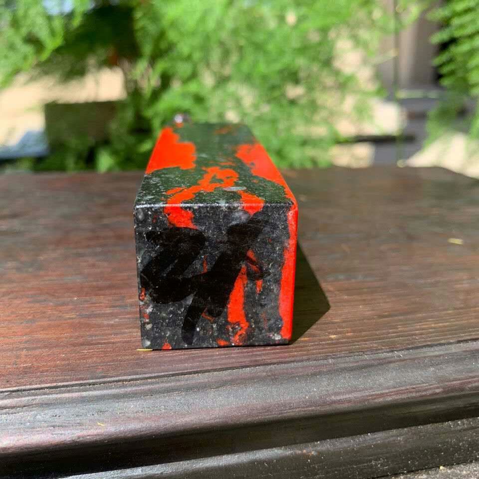 希少鶏血石 老坑 印材 印鑑 篆刻印材 古美術