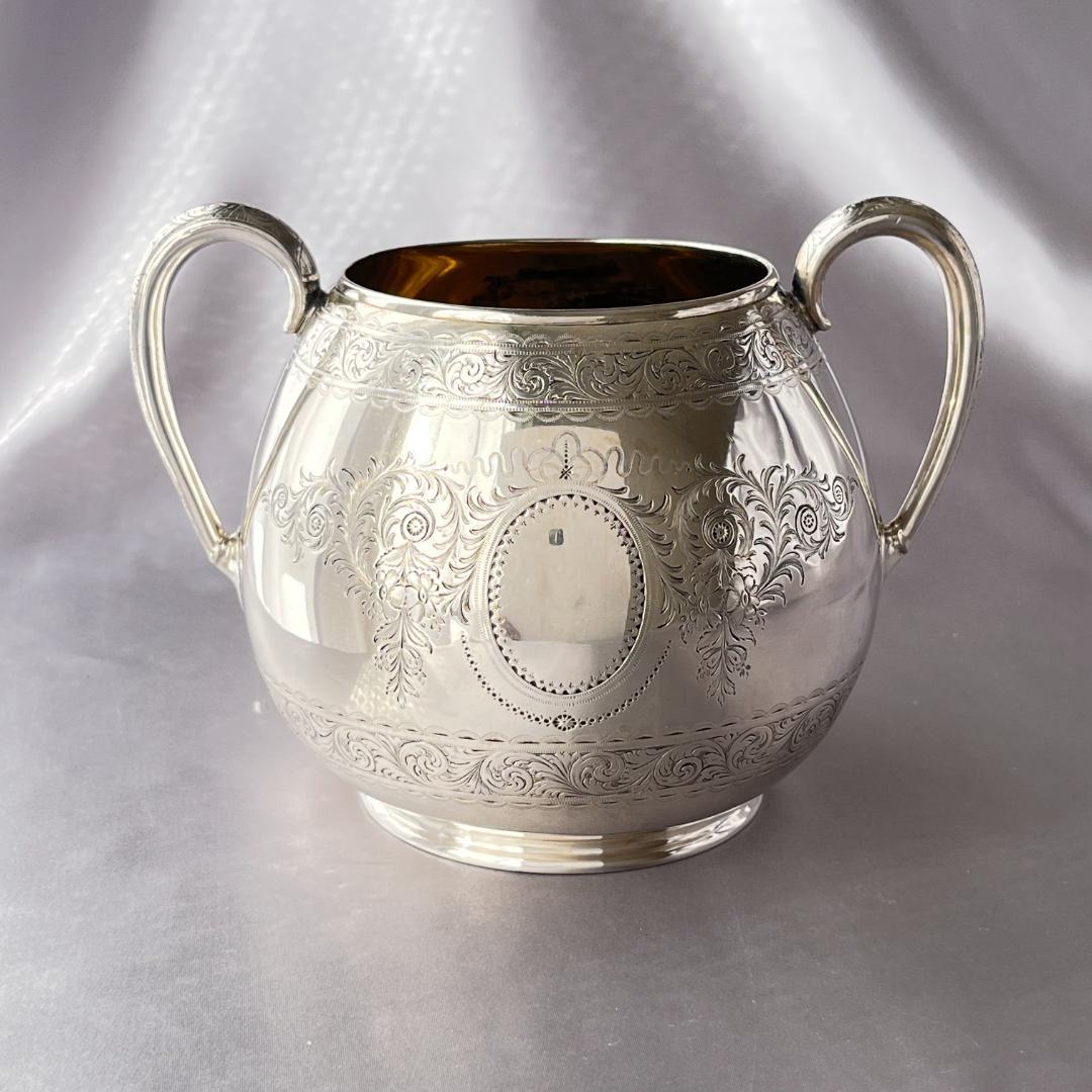 【Elkington】 ビクトリアンのティーサービス 4点 ティーポット