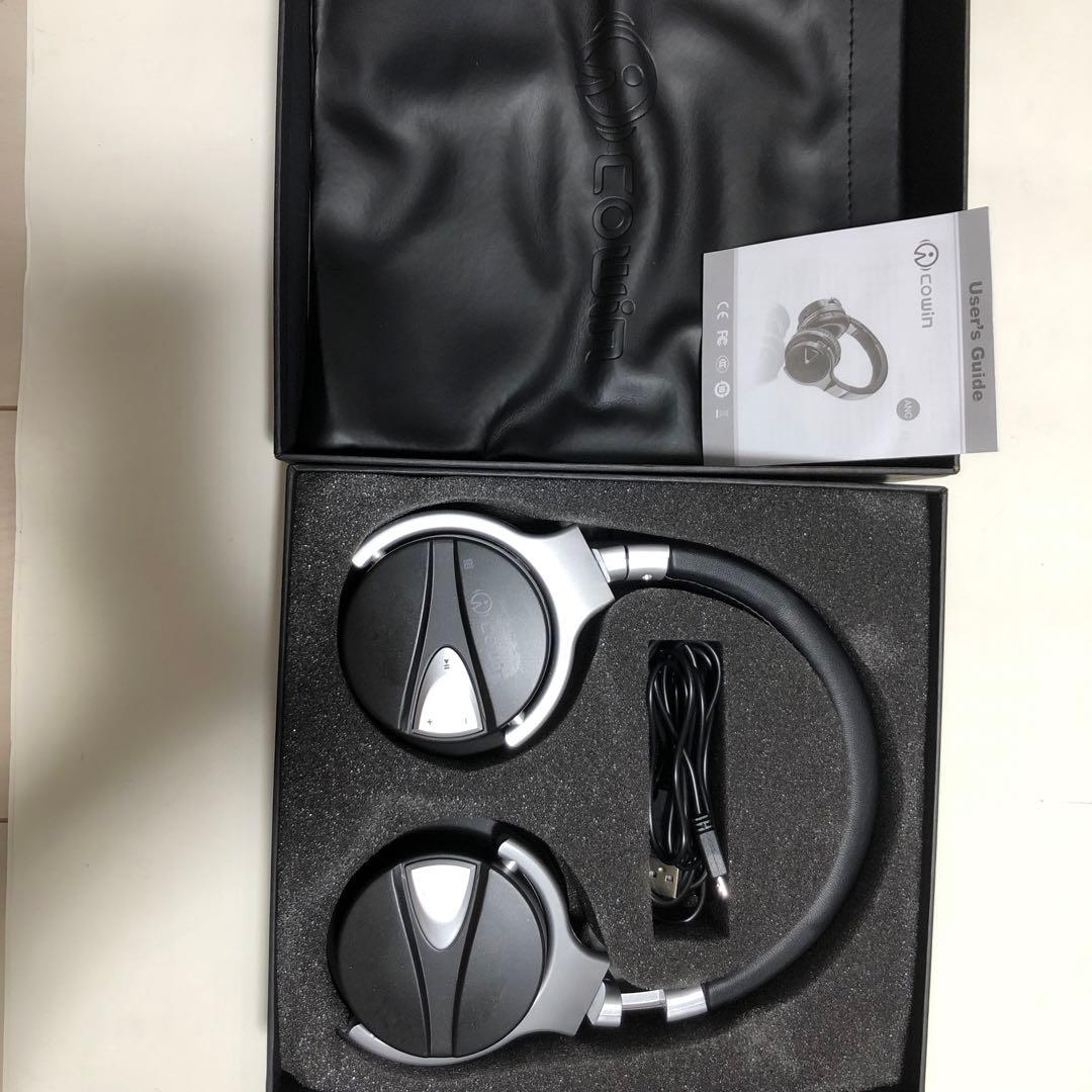 COWIN E7 ブラック ノイズキャンセリング 高音質 ヘッドホン