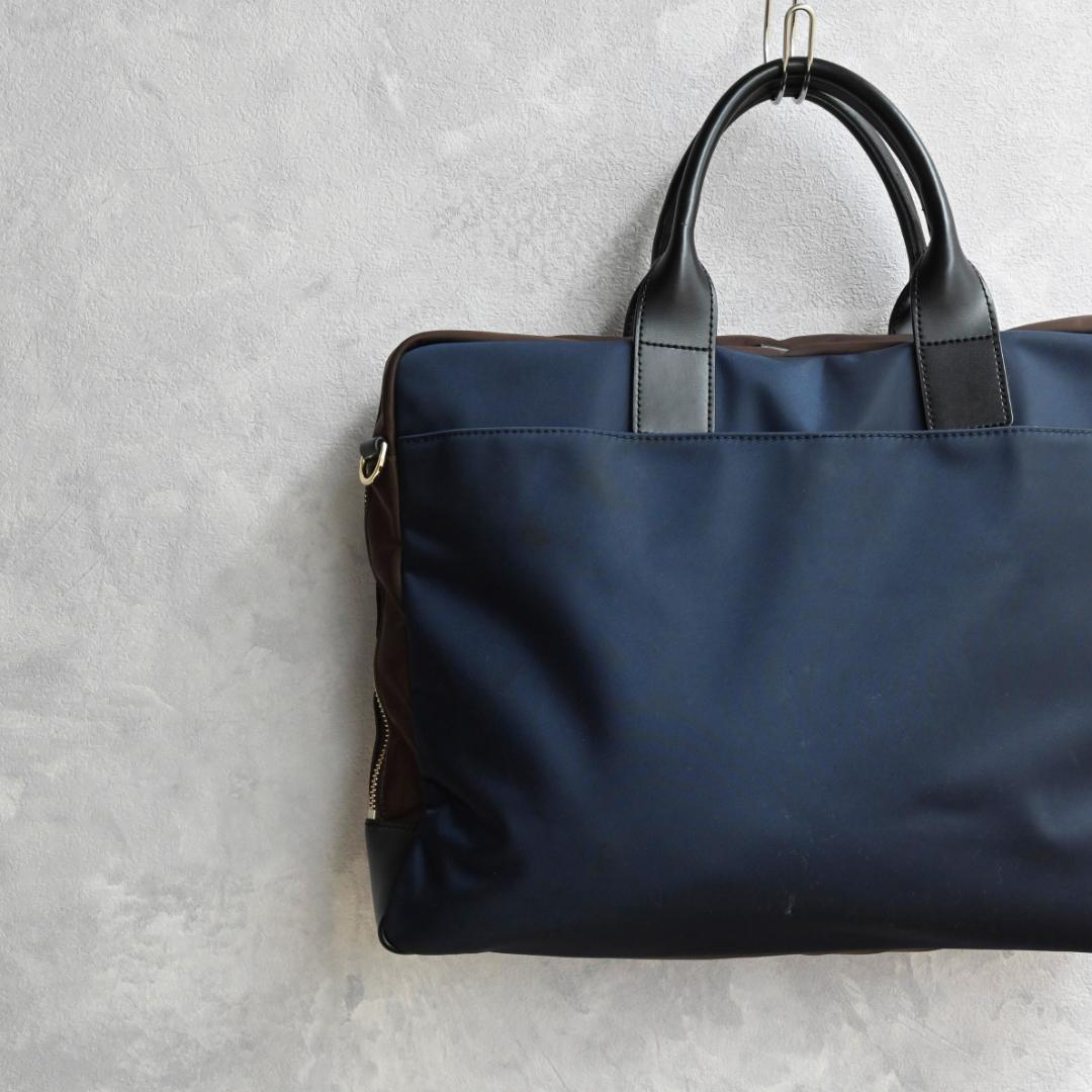 【付属品欠品】PaulSmithビジネスバッグ ブリーフケース マルチカラー