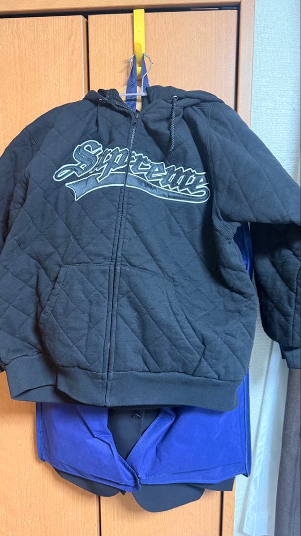 Supreme ブラック パーカー Lサイズ