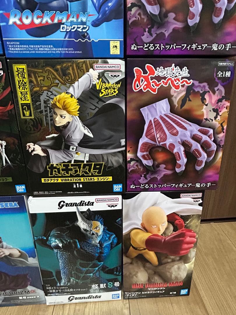 プライズフィギュアまとめ売り　ガチアクタ　ダンダダン　呪術廻戦　遊戯王　等24点