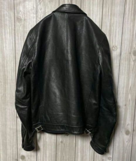 専用　Lounge Lizard 襟付　ライダース　レザー　　ホース　逆八の字