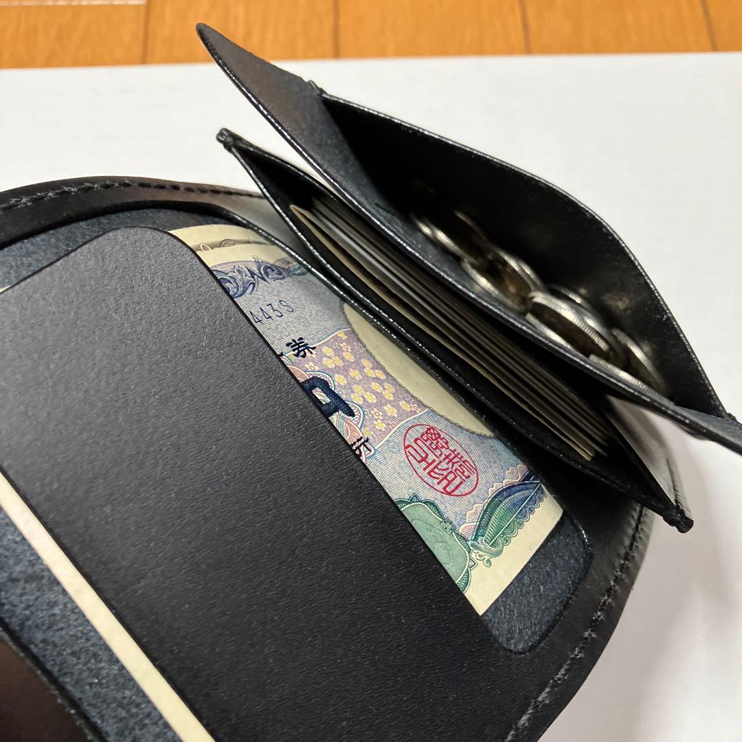 [ハンドメイド]ミニトラッカーウォレット 北米産ステアハイド