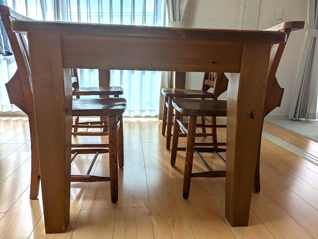 ♪大幅値下げ中♪【karf 北欧ヴィンテージ調】ダイニングテーブル