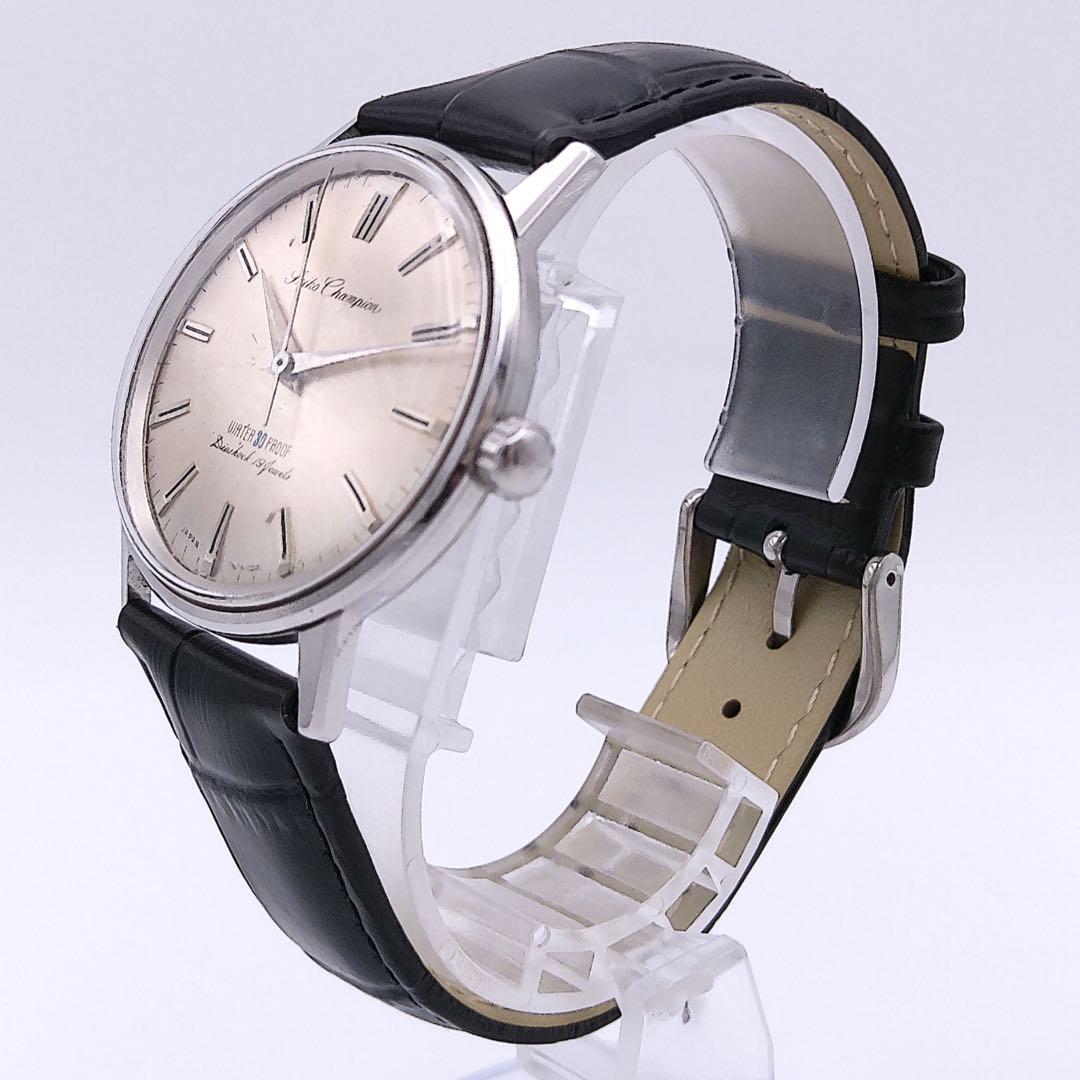 SEIKO champion 手巻き 腕時計 ヴィンテージ 稼働品 新品ベルト