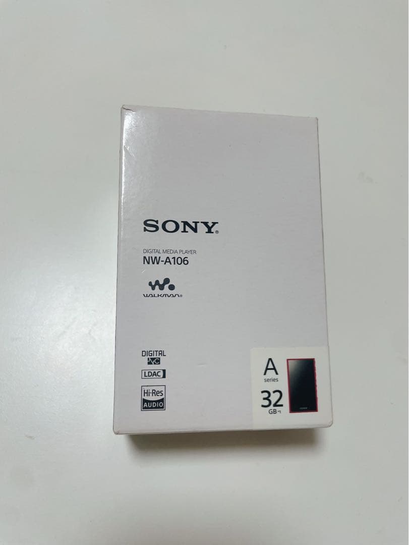 SONY WALKMAN NW-A106（レッド／32GB）