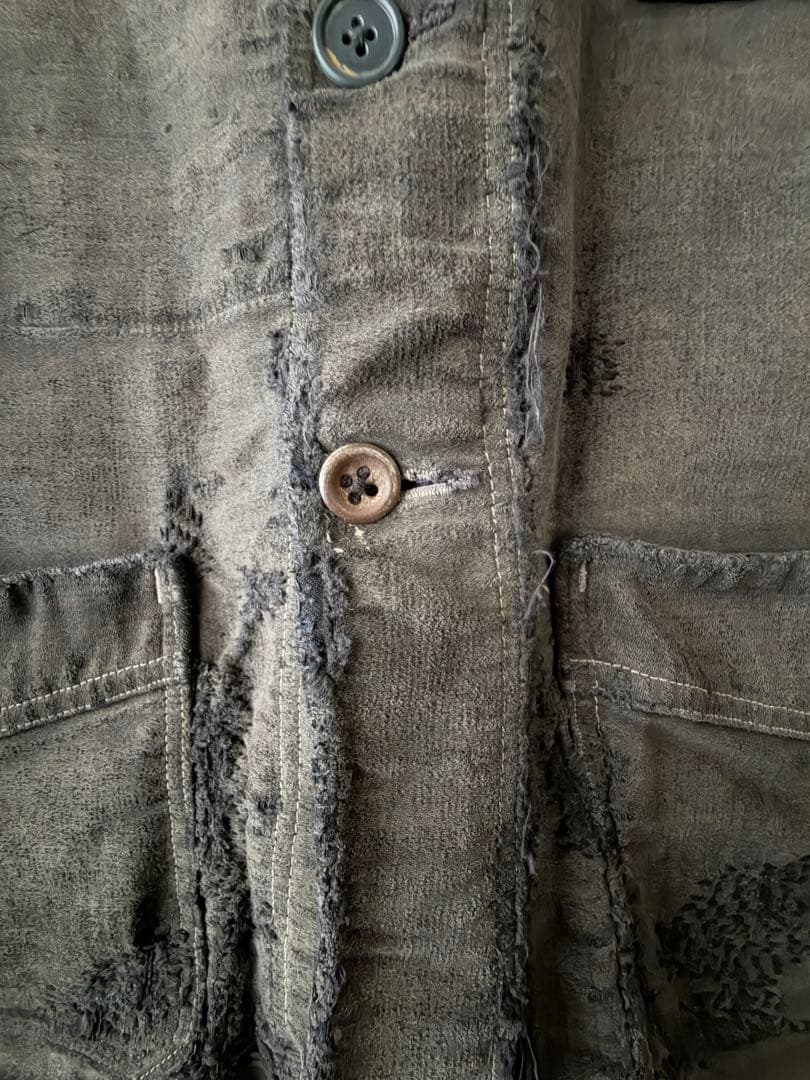 40s ブラックモールスキンジャケット Le Mont St Michel