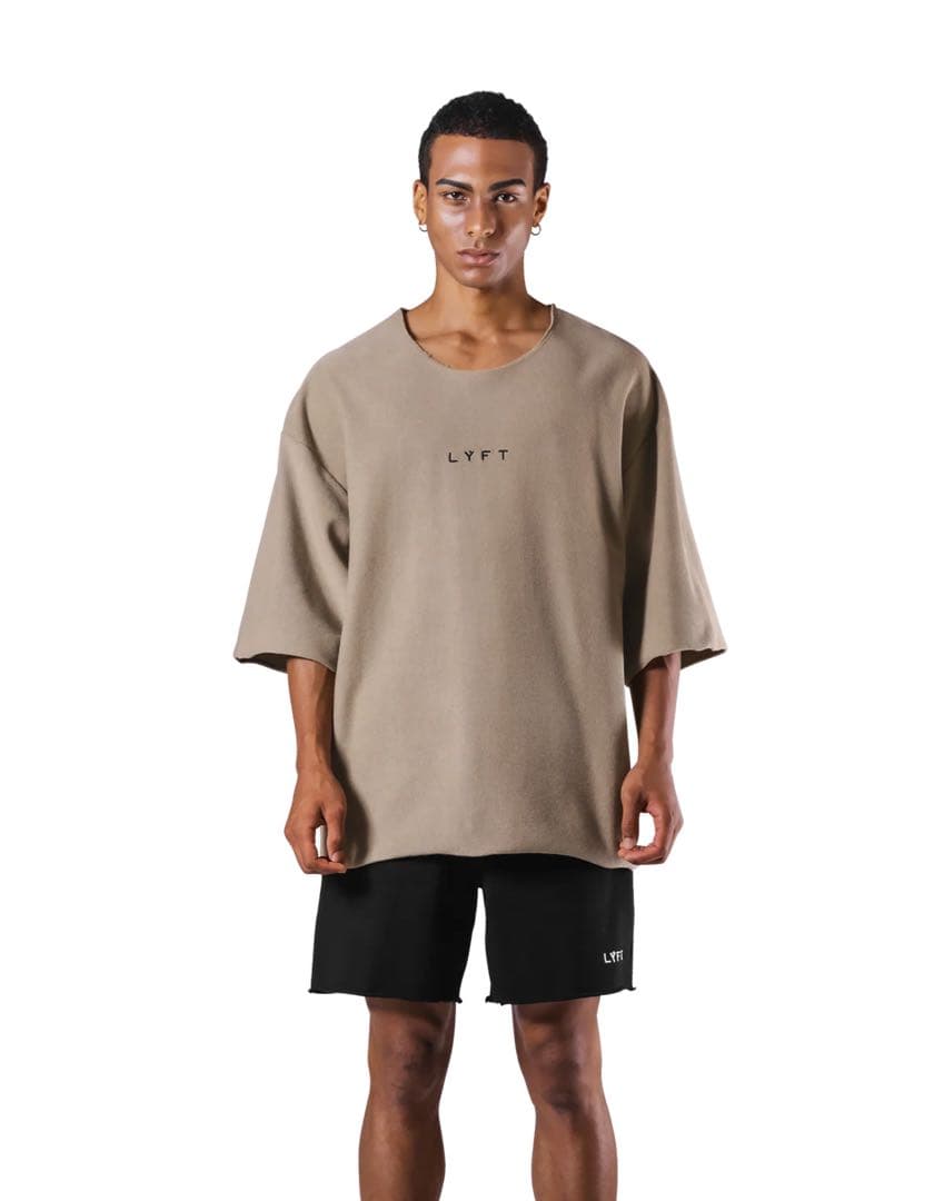 トップス LYFT KNIT LIKE LOOSE SWEAT T-SHIRT