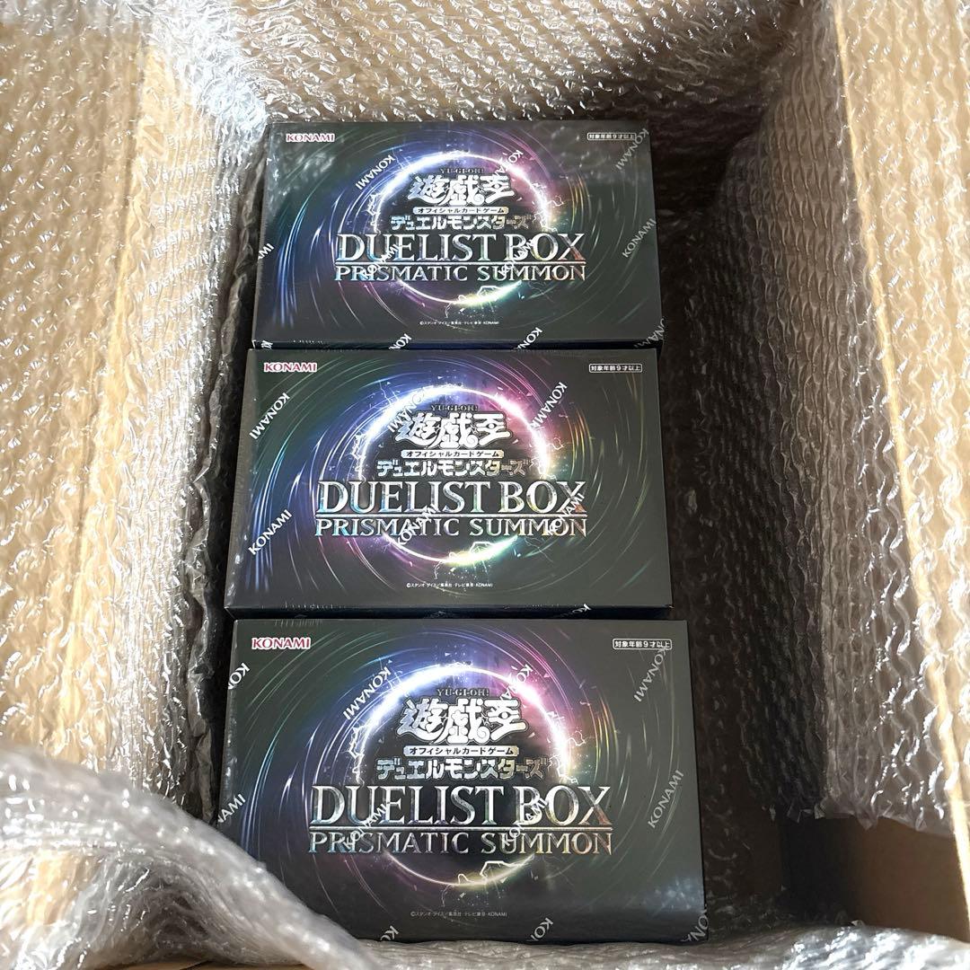 未開封3箱セット　遊戯王　DUELISTBOX PRISMATIC SUMMON