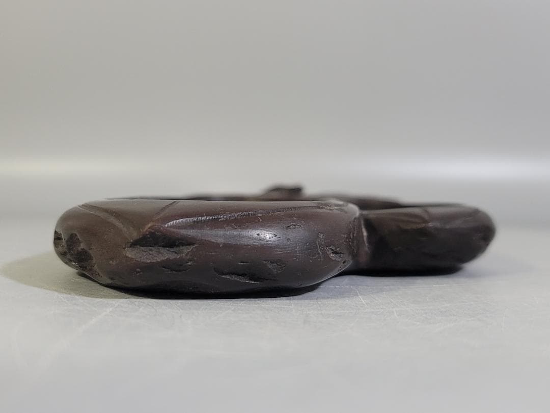 DT581 古い 硯 瓜 蓮形 二件 まとめて