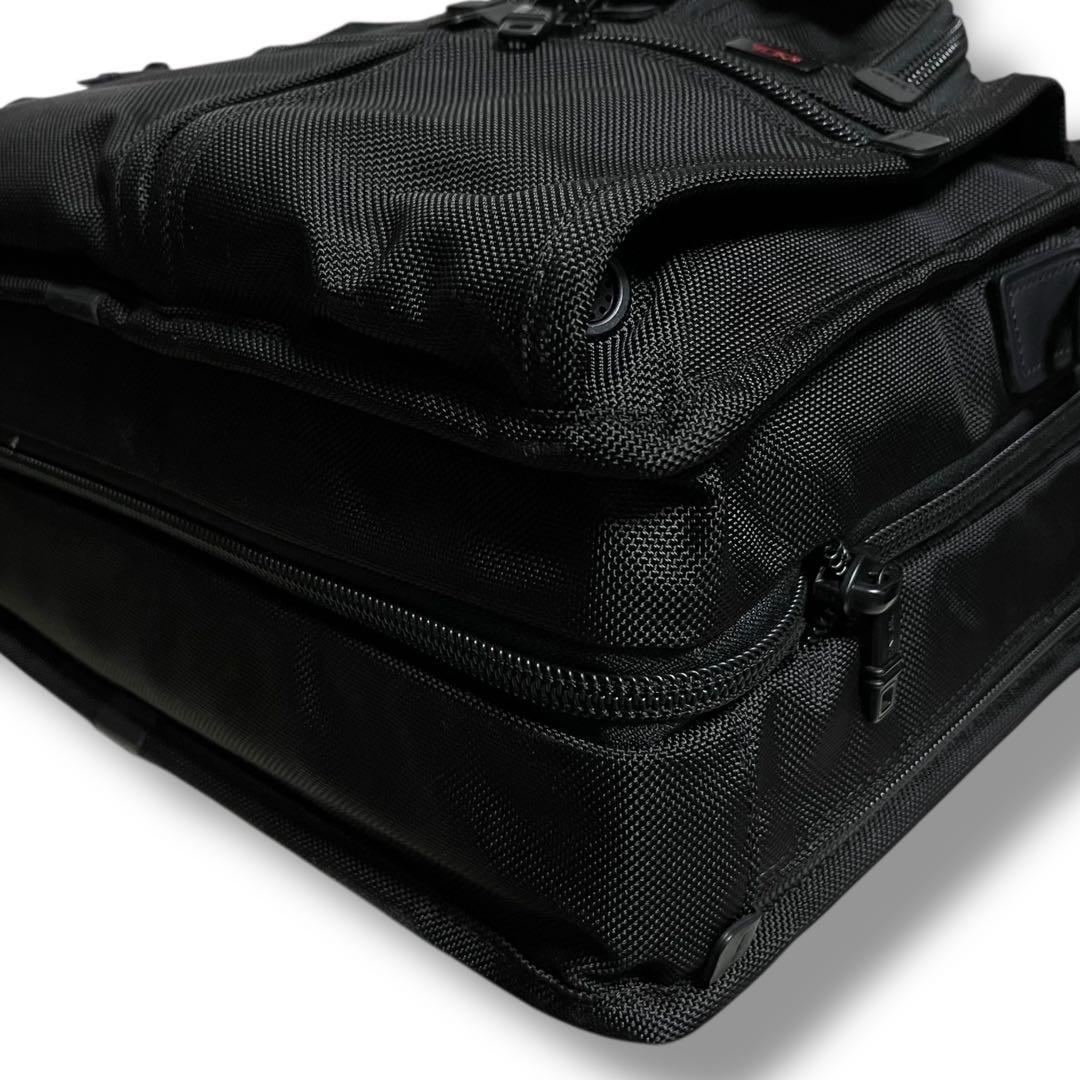 未使用級✨TUMIビジネスバッグ 2層 2way マチ拡張 26141DH 黒