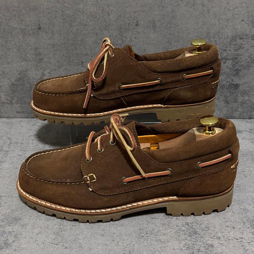 デッドストック　リーガル　デッキシューズ　モカシン　スエード　ブラウン　1861