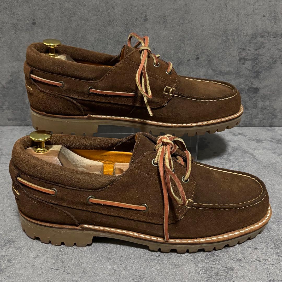 デッドストック　リーガル　デッキシューズ　モカシン　スエード　ブラウン　1861