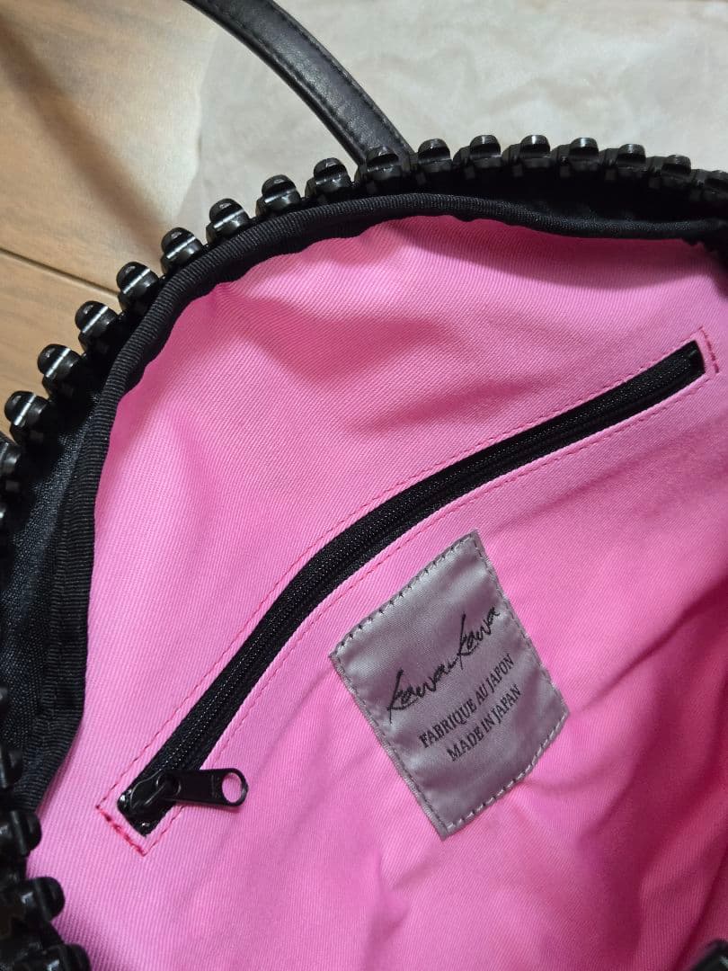 カワカワ　kawakawa 　デニム　丸ビスバッグ　　トート　肩掛け