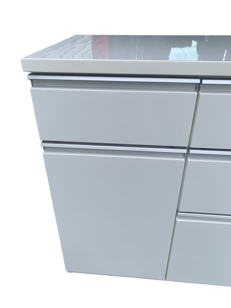 ニトリ キッチンカウンター（キュリー2 120CT WH） 大阪限定 美品